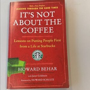 It's Not About the Coffee Book. Brand New